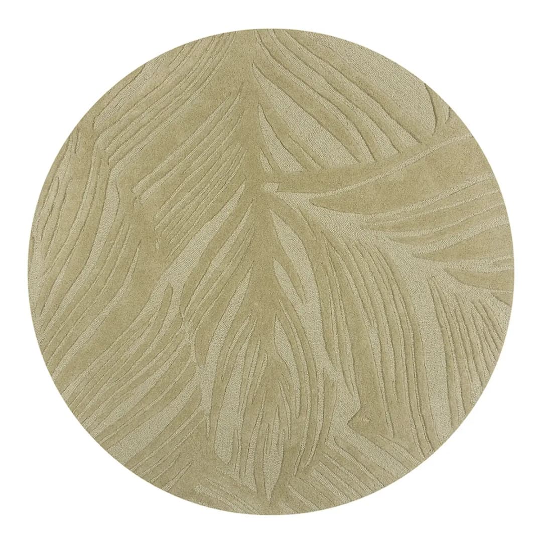 Wollteppich Lino Leaf Grün/Hellgrün 160 x 160cm | Grün