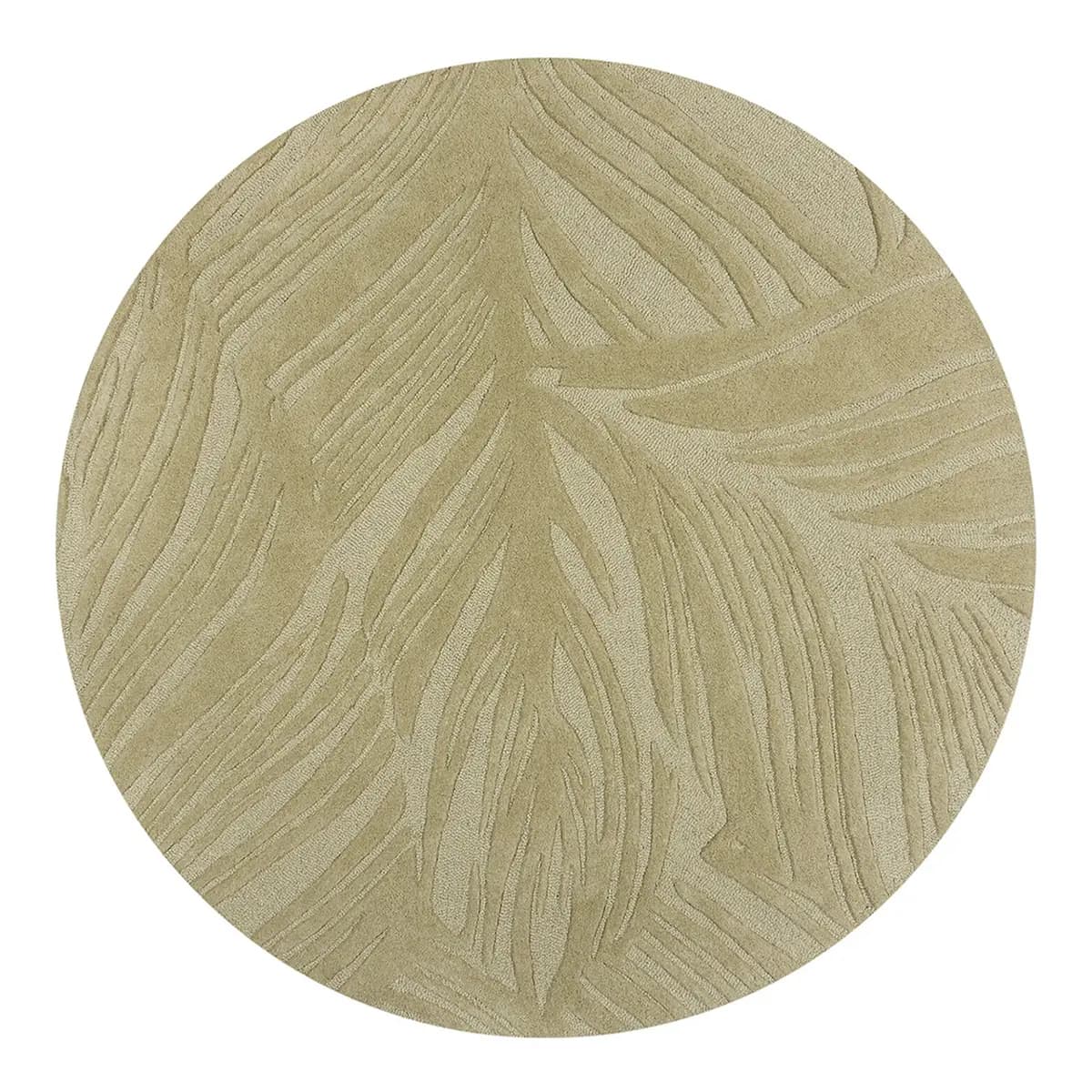 Wollteppich Lino Leaf Grün/Hellgrün 160 x 160cm | Grün