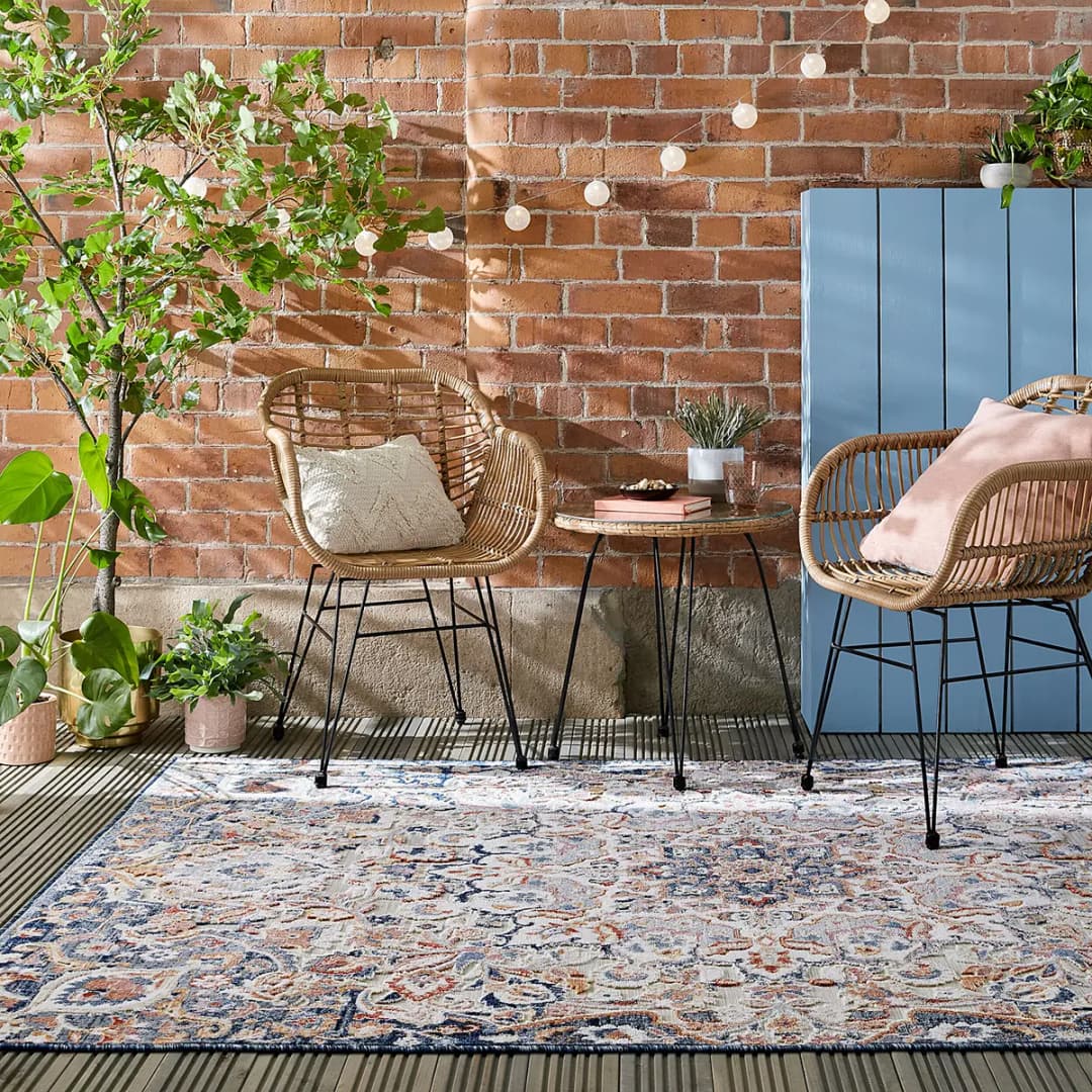Outdoor-Teppich Mabel Blau | Blau
