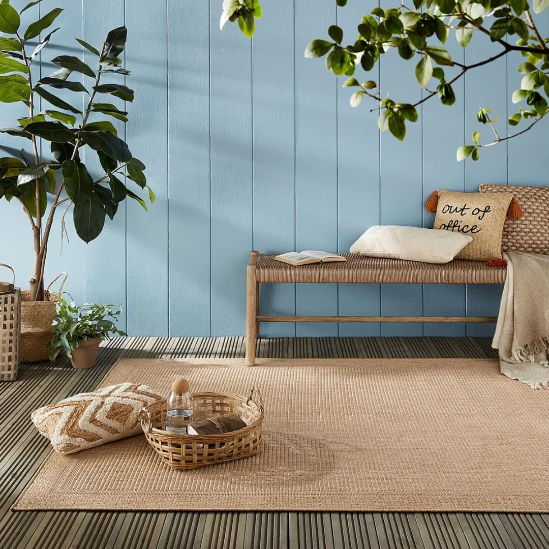 Outdoor-Teppich Weave Beige/Beige | Beige
