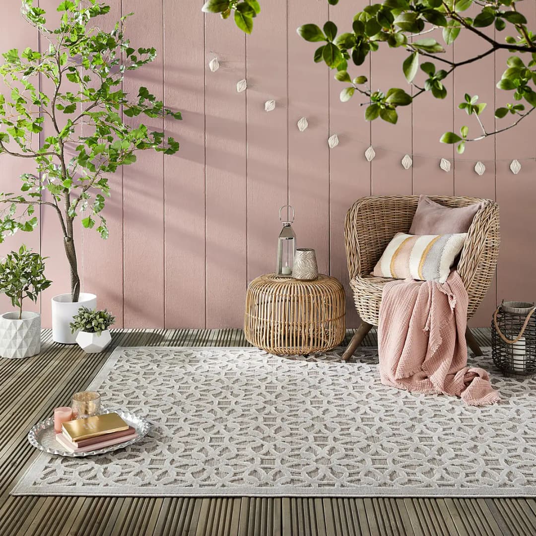 Outdoor-Teppich Argento | Grau