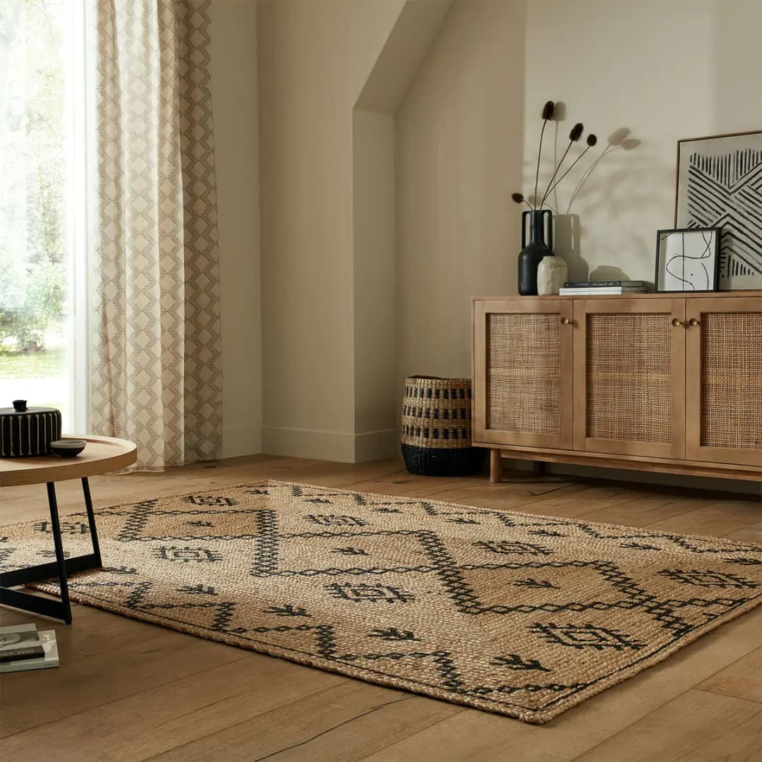 Kurzflorteppich Printed Beige 200 x 290cm | Beige