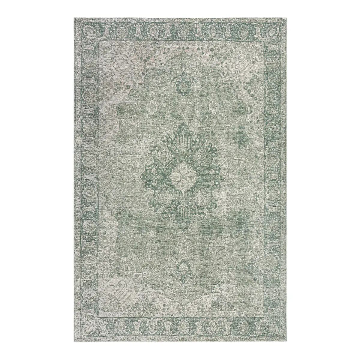 Kurzflorteppich Antique Traditional Grün/Hellgrün 120 x 170cm