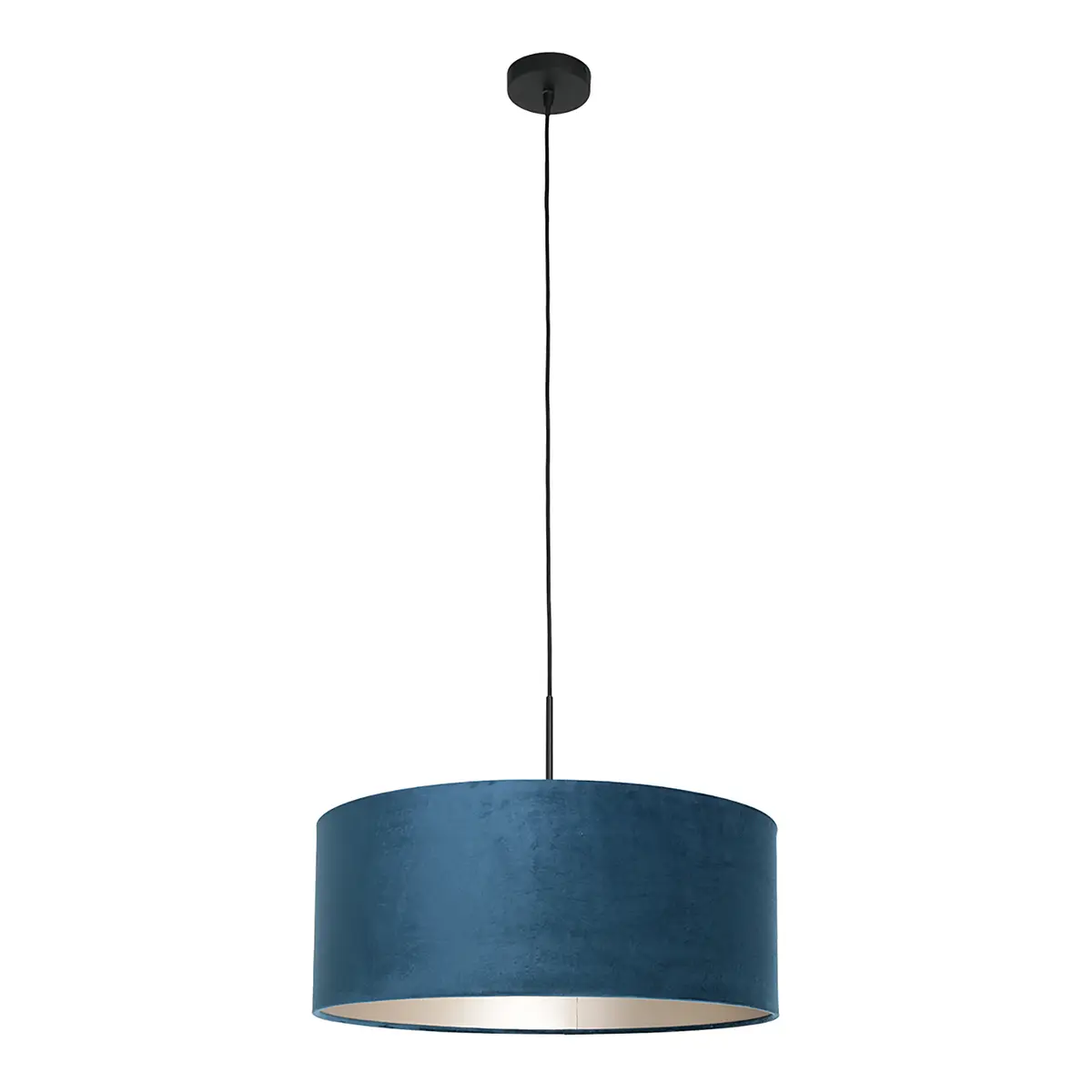 Pendelleuchte Sparkled Light Typ A Ø 45cm Schwarz/Türkis/Schwarz Samt