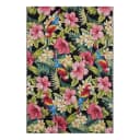 In-/Outdoor Teppich Tropical Feeling Schwarz | Schwarz