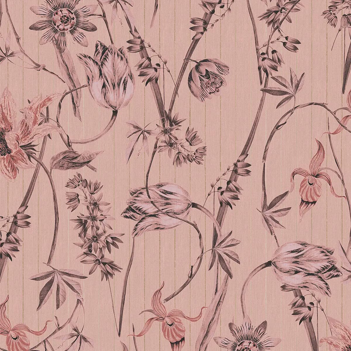 Vliestapete Nadine | Pink