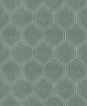 Vliestapete Hexagon Typ A | Grün