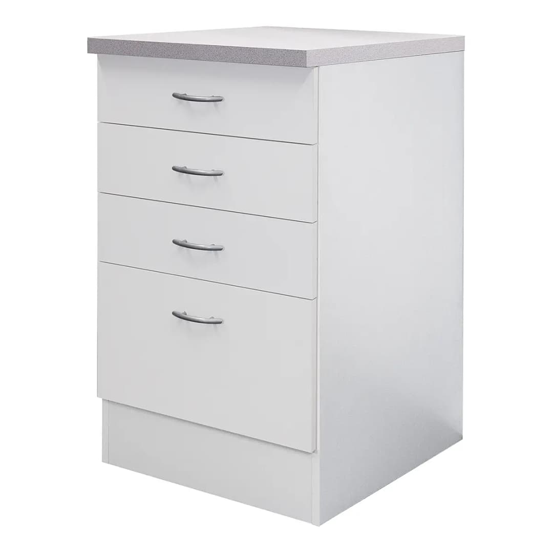 Schubkastenschrank | Weiß