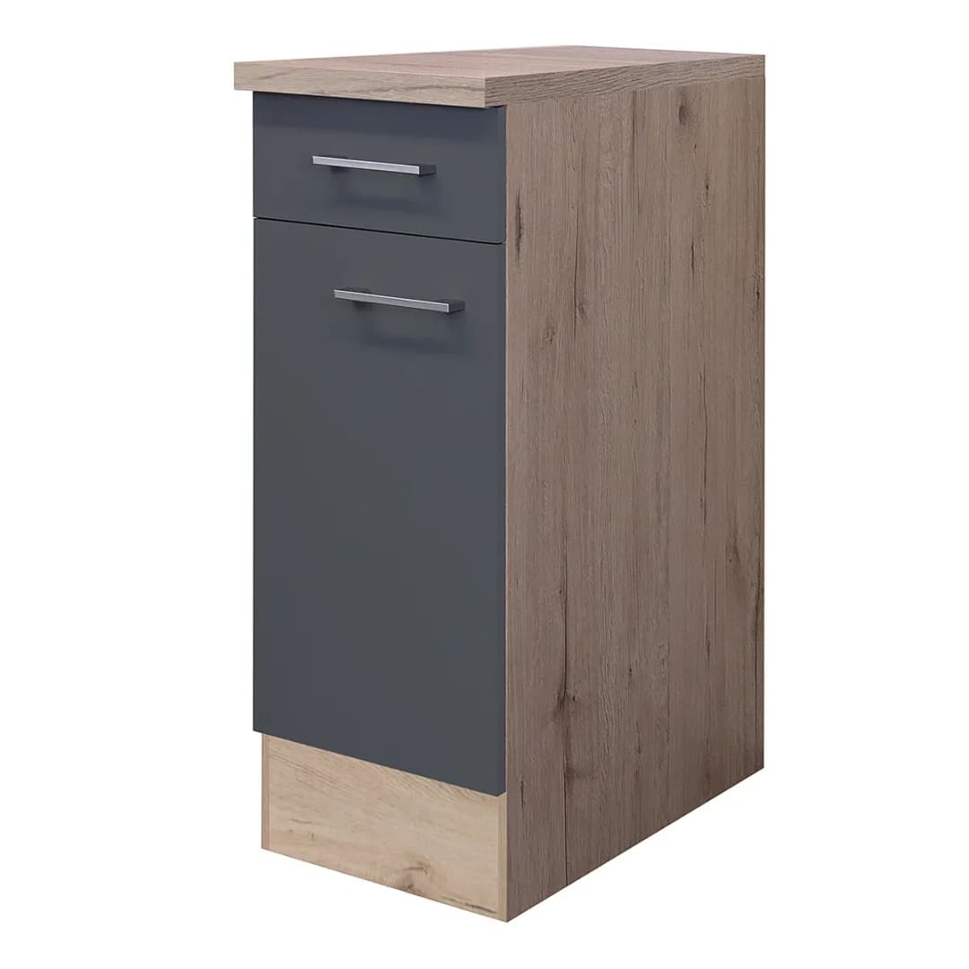 Unterschrank 30cm | Braun