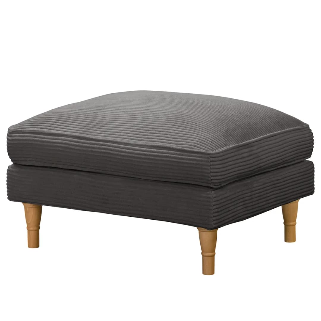 Polsterhocker Lola | Grau