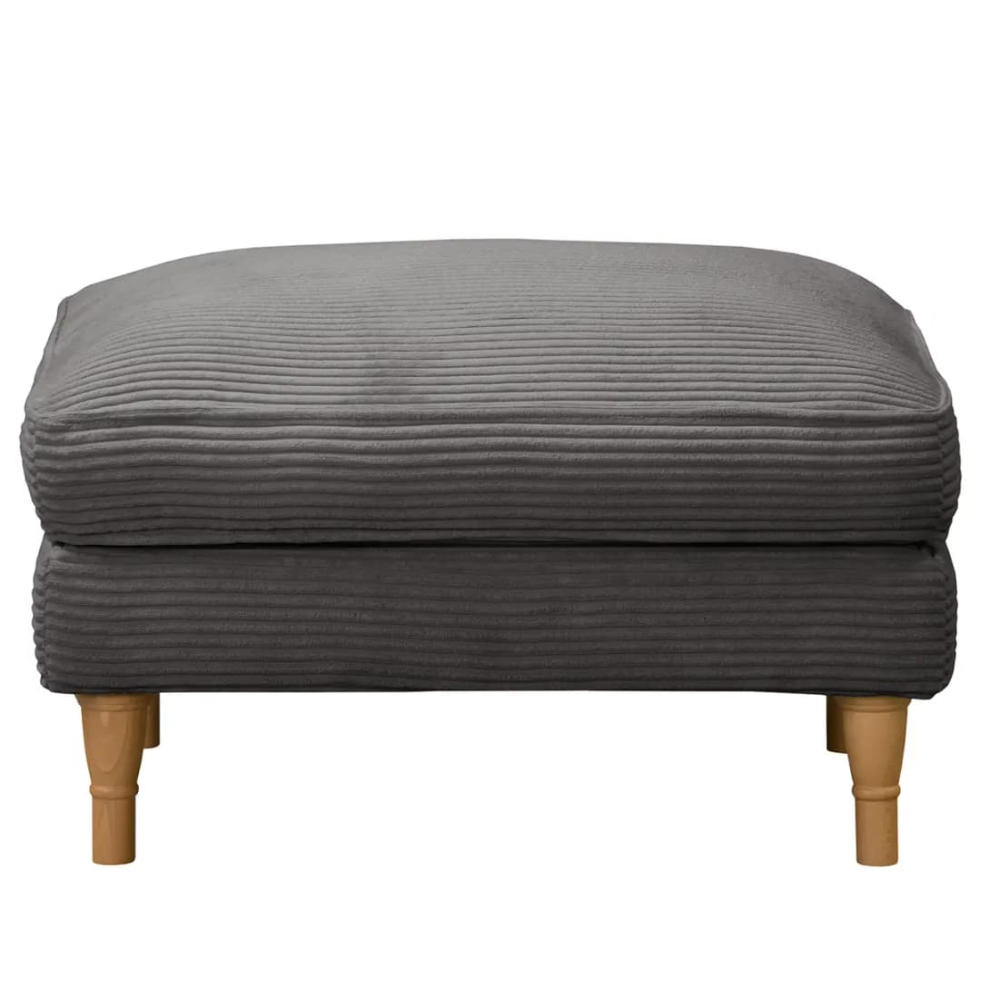 Polsterhocker Lola | Grau