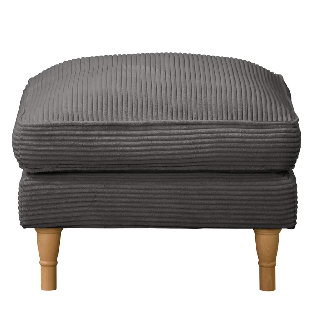 Polsterhocker Lola | Grau