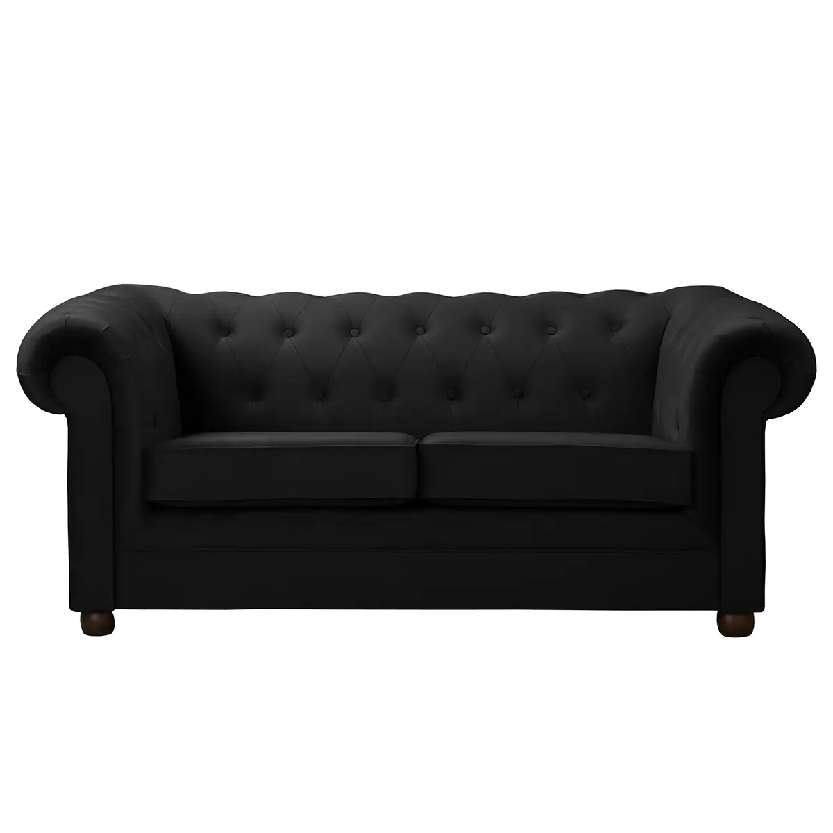 2-Sitzer Sofa Upperclass | Schwarz