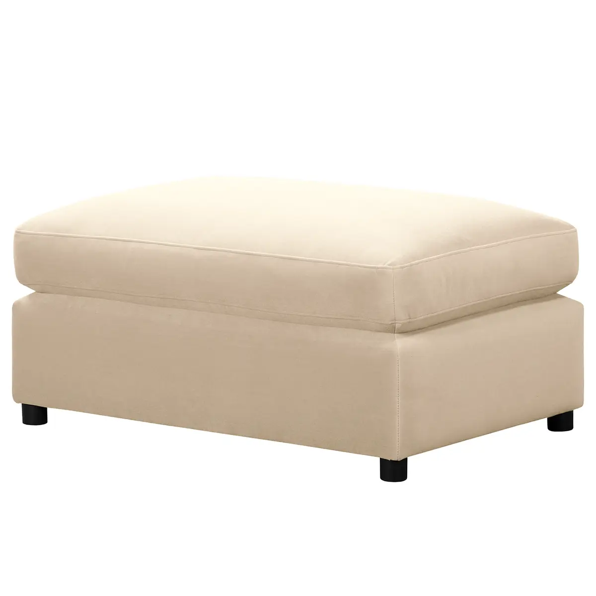 XXL-Sessel Nerpio Beige Samt Vaia | Beige