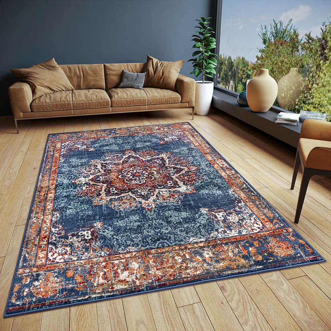 Orientteppich Maderno | Blau