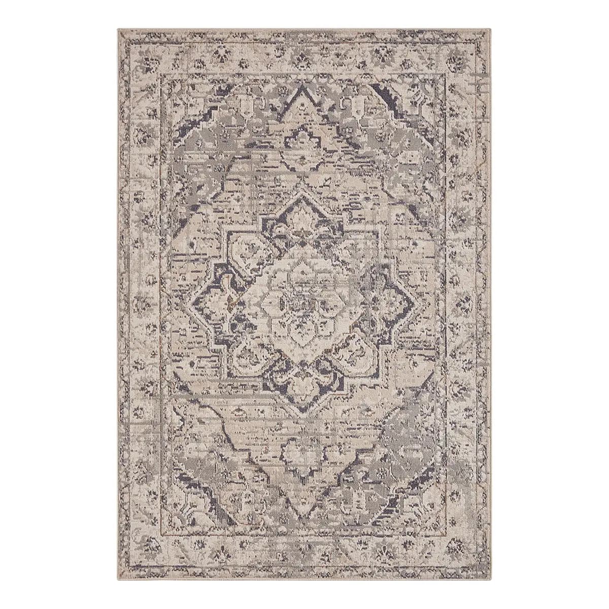 Kurzflorteppich Sand Beige/Creme/Beige 120 x 170cm | Beige