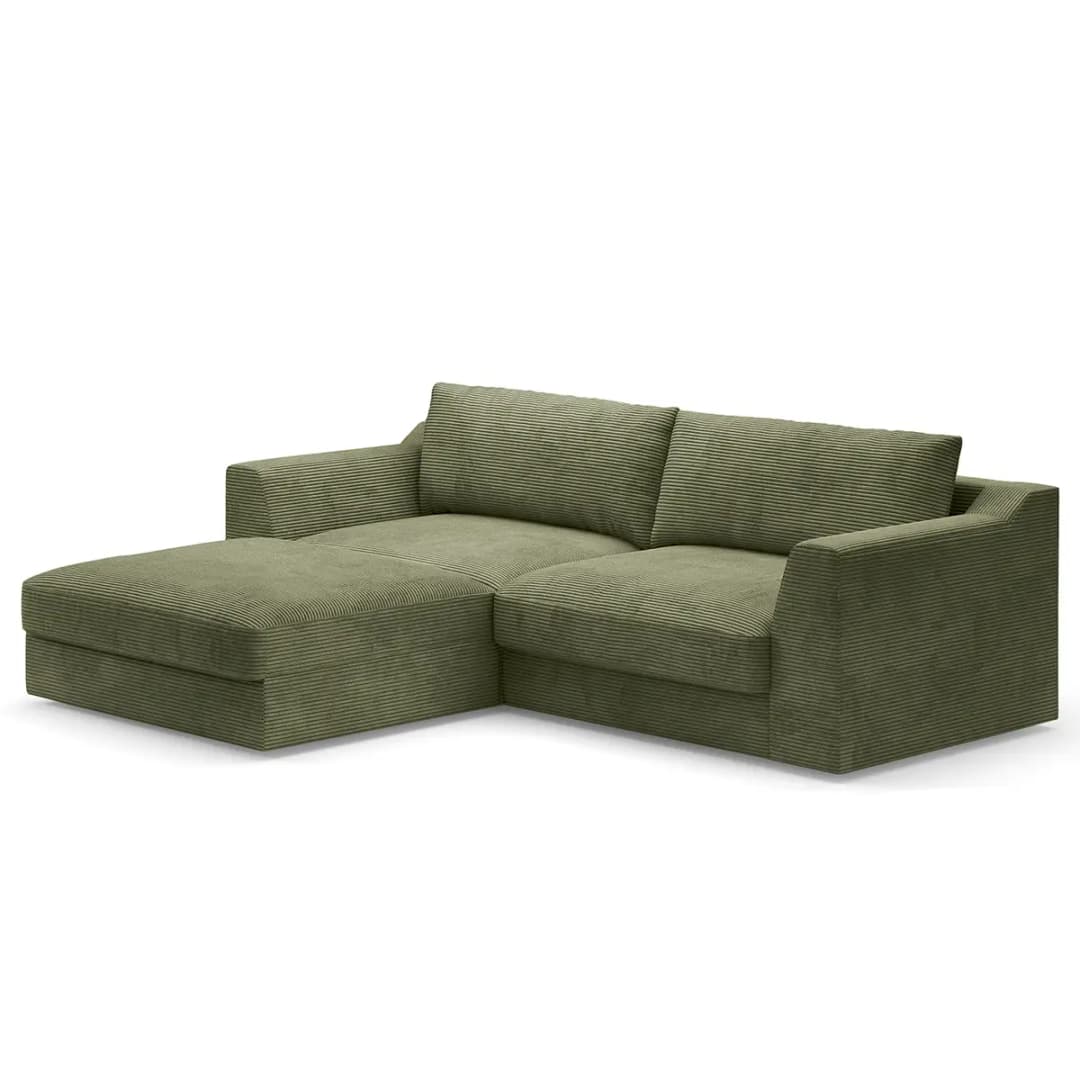 Ecksofa Lizza | Grün