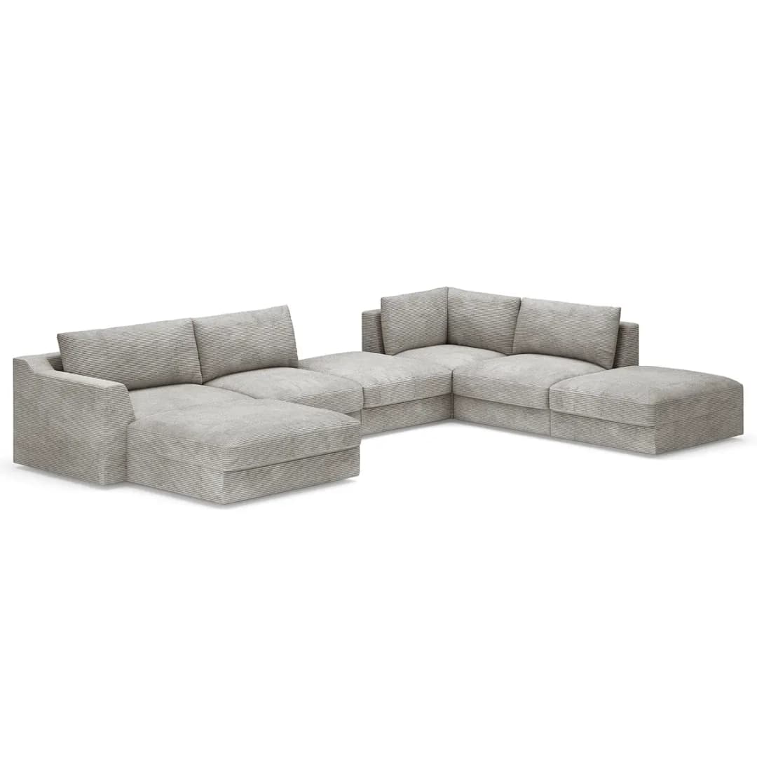 Wohnlandschaft Lizza | Grau