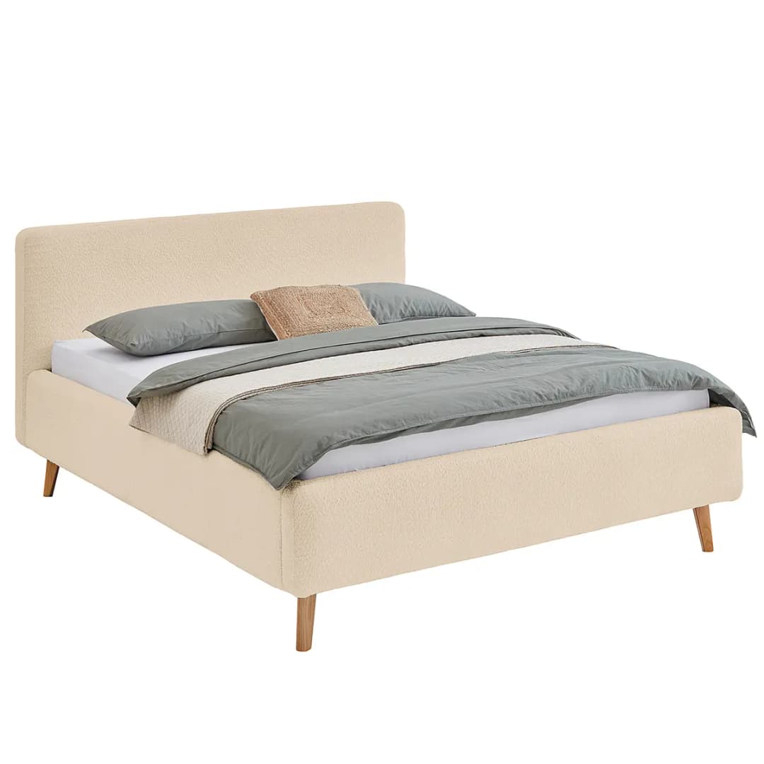 Polsterbett MATTIS 140 x 200cm | Beige