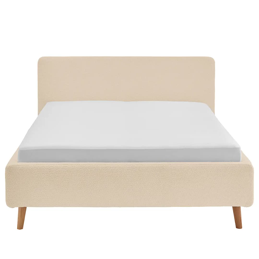 Polsterbett MATTIS 140 x 200cm | Beige