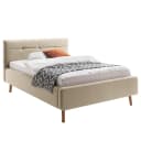 Polsterbett LOTTE 140 x 200cm | Beige
