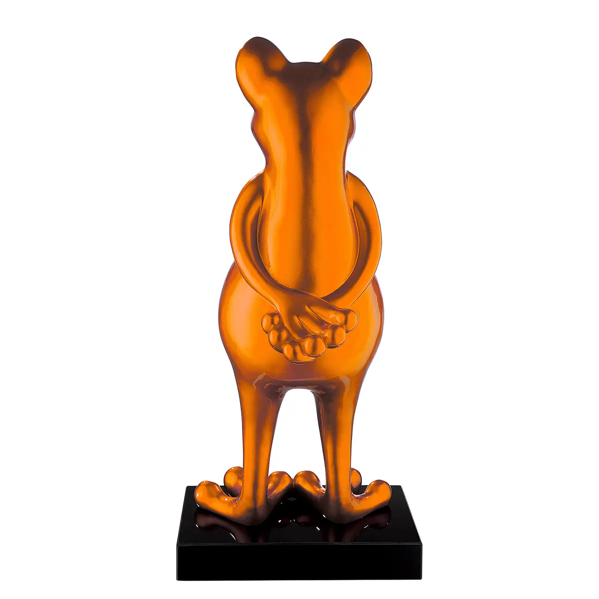 Skulptur Frosch | Orange