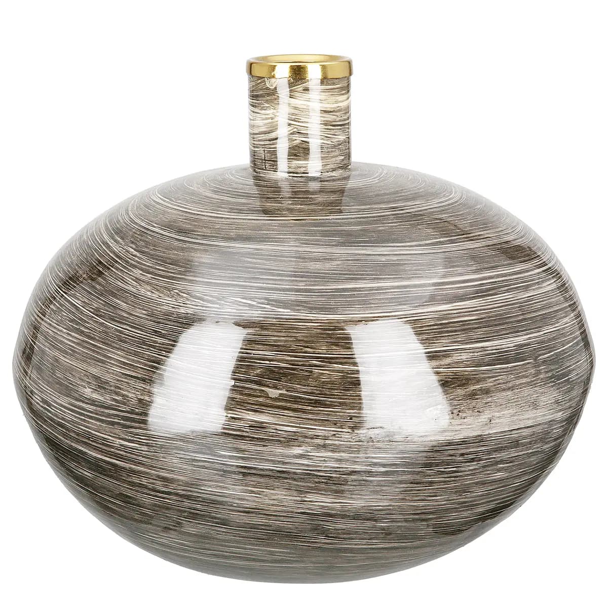 Vase Stripes | Braun