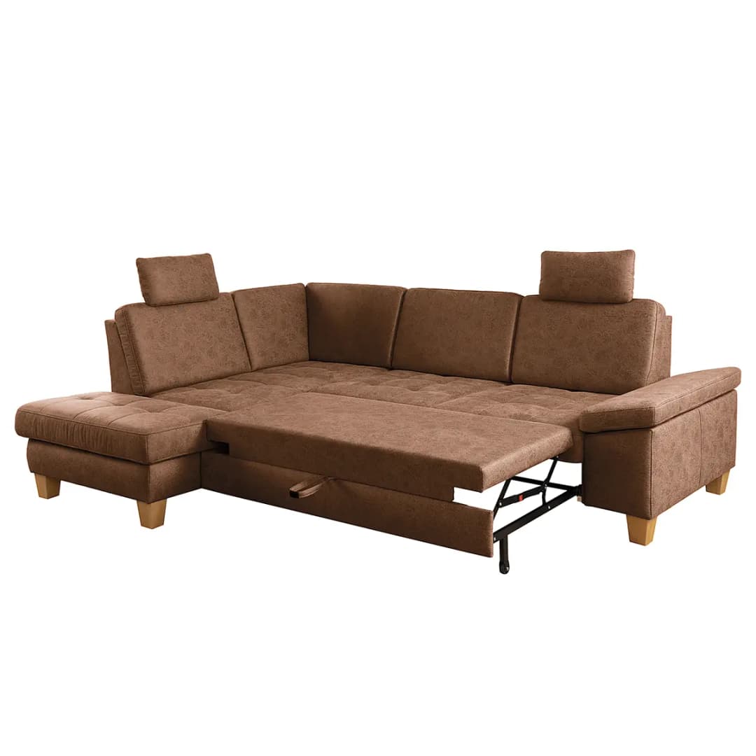 Ecksofa Elley | Braun