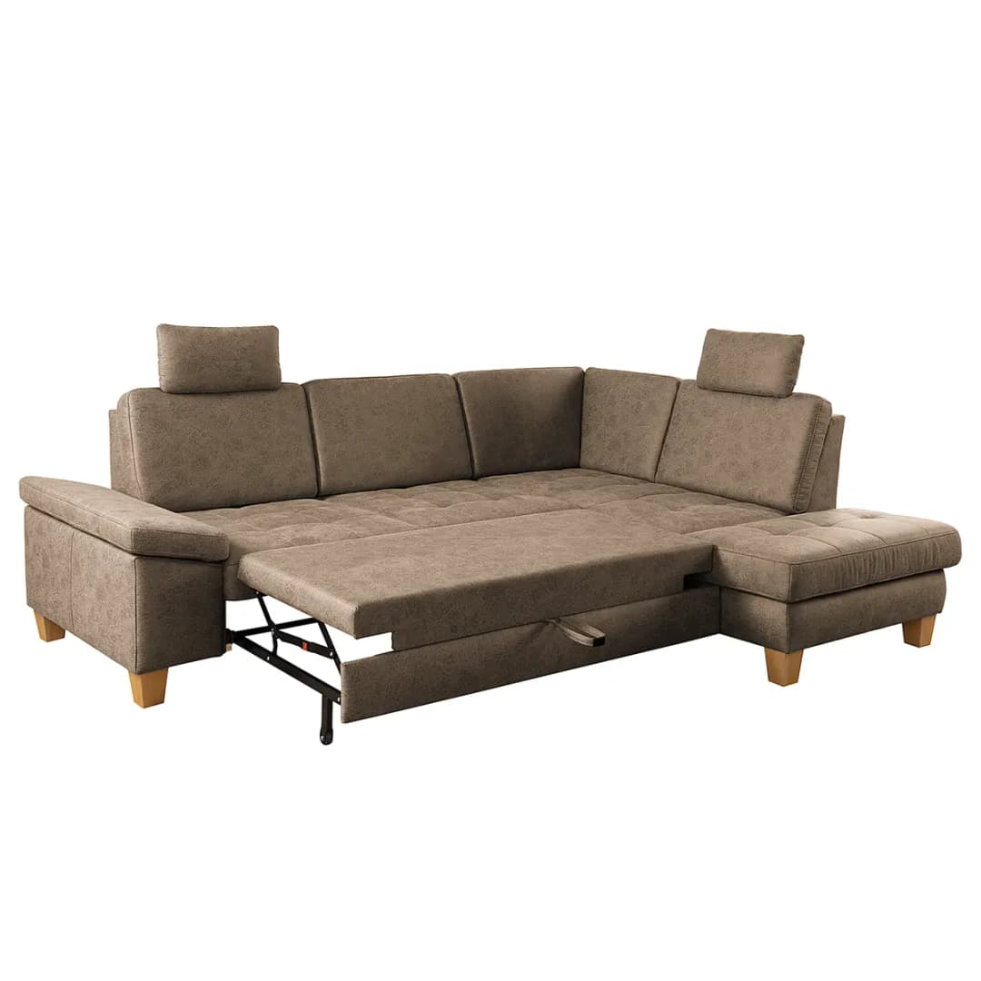 Ecksofa Elley | Braun
