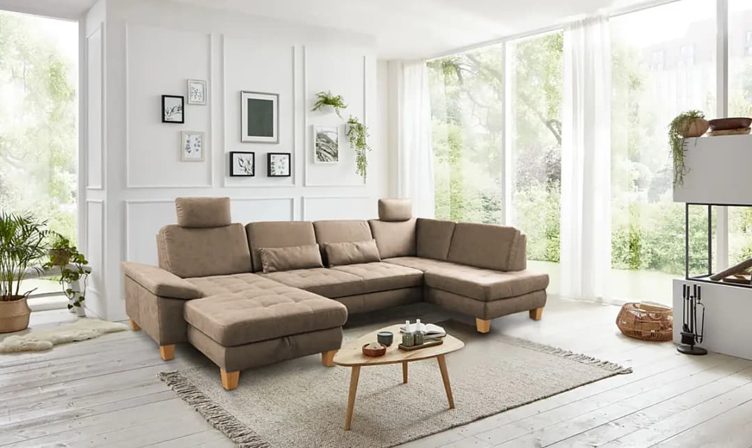 Wohnlandschaft Elley | Braun
