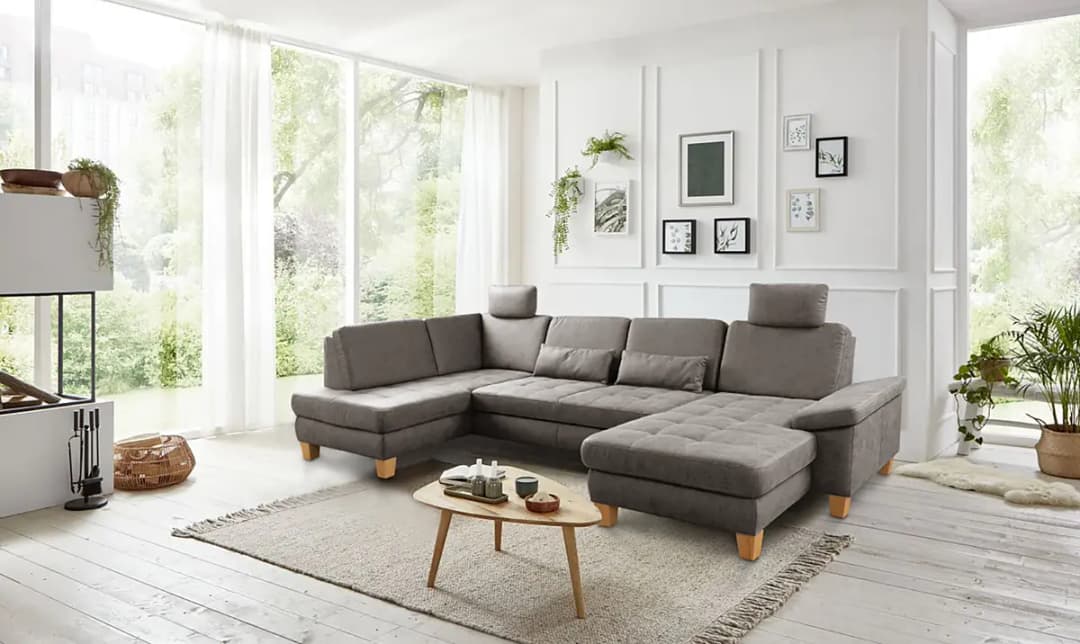 Wohnlandschaft Elley | Grau