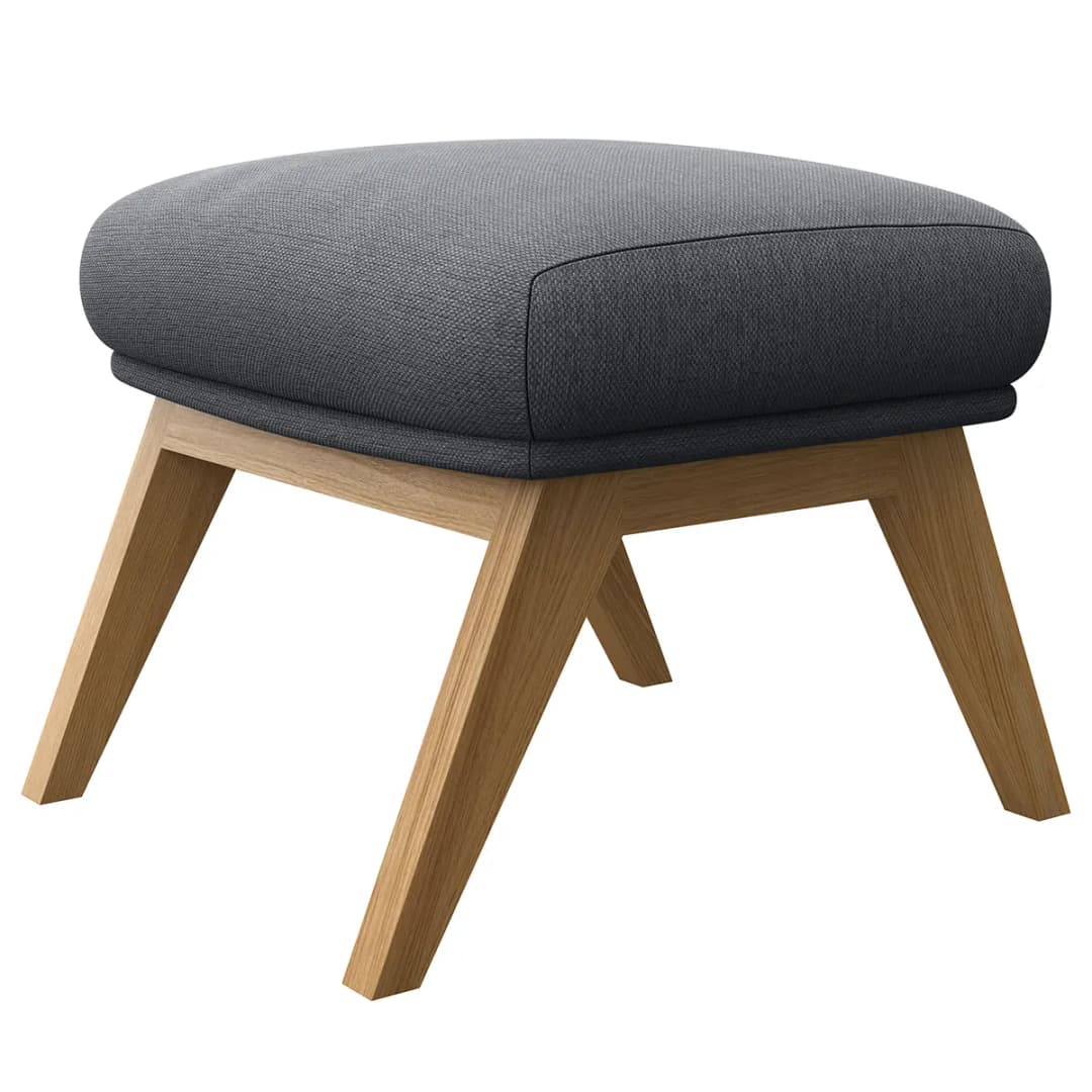 Polsterhocker AUDREY | Grau