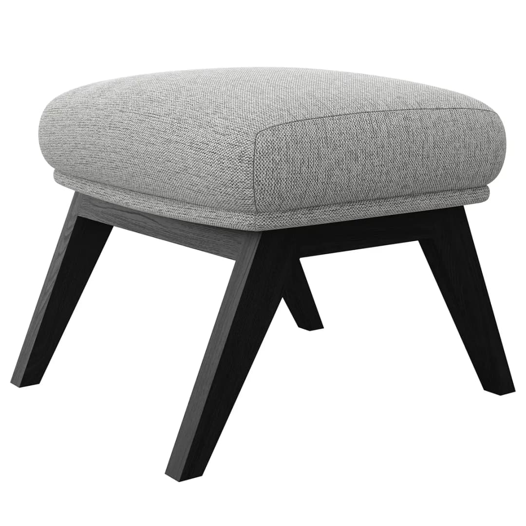 Polsterhocker AUDREY | Grau