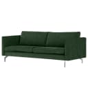 3-Sitzer Sofa Kayena Grün Webstoff Cieli | Grün