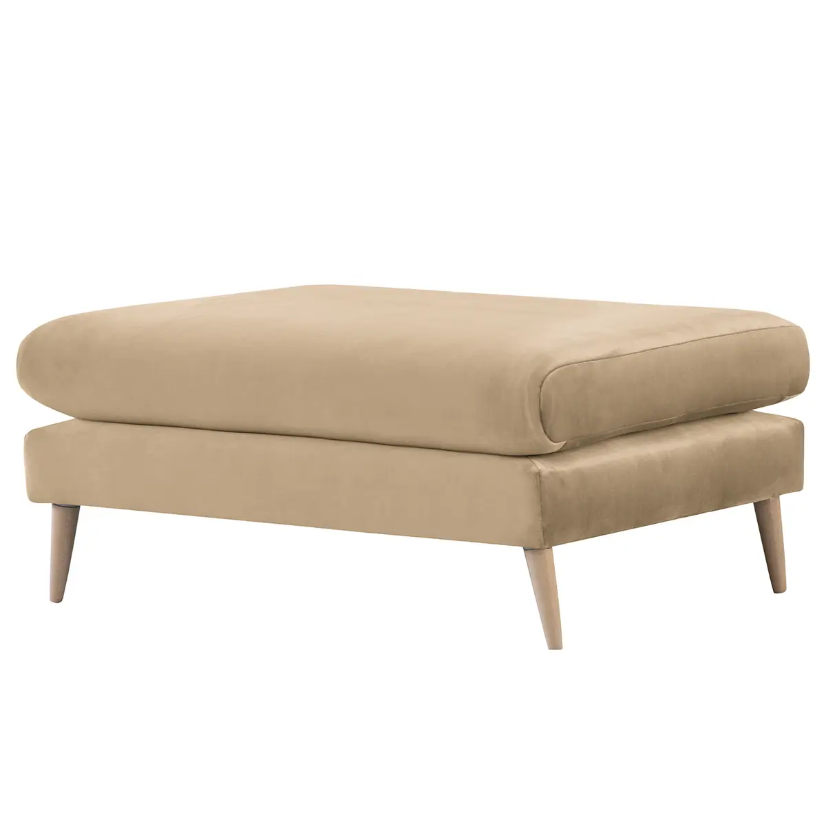 Polsterhocker Kayena | Beige