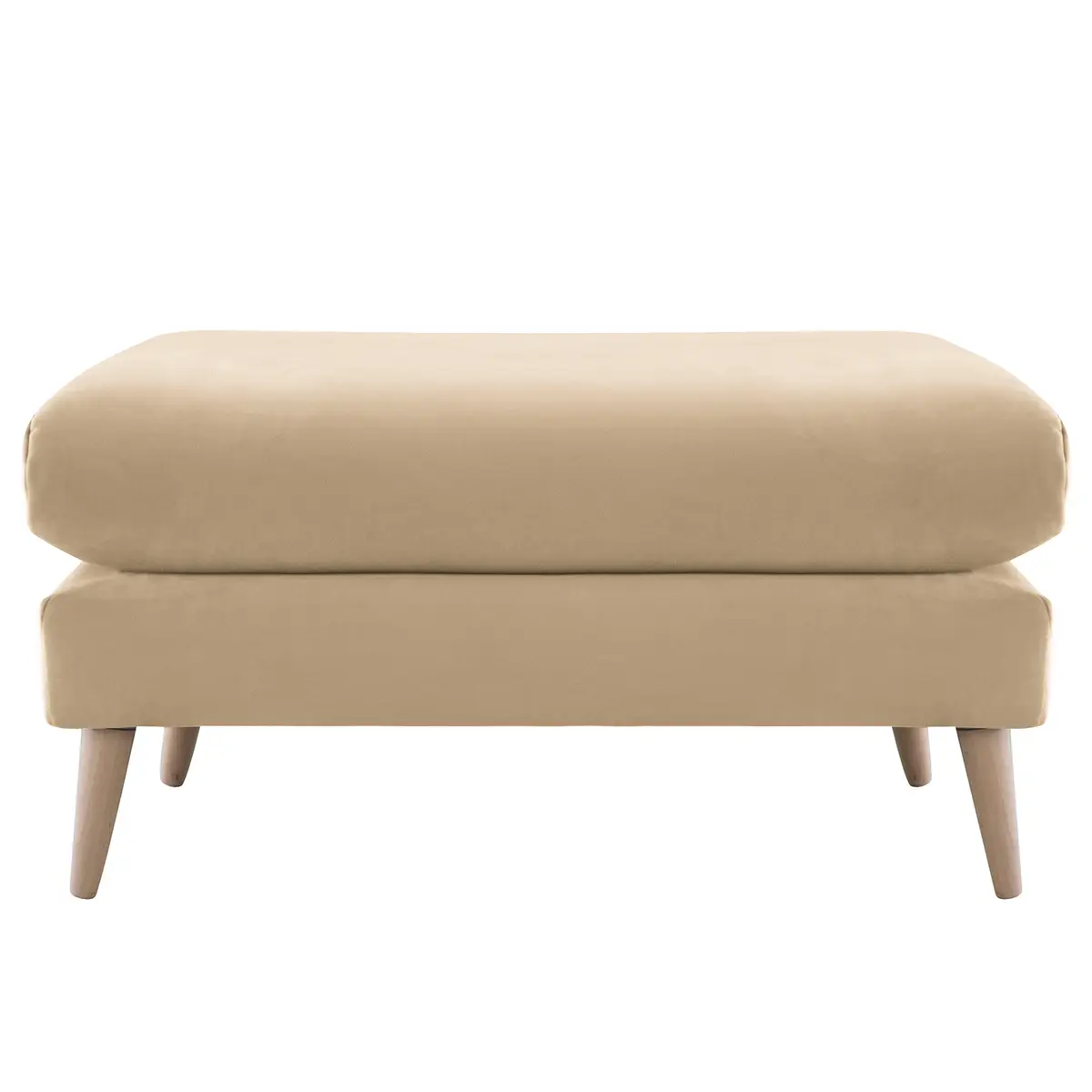 Polsterhocker Kayena | Beige