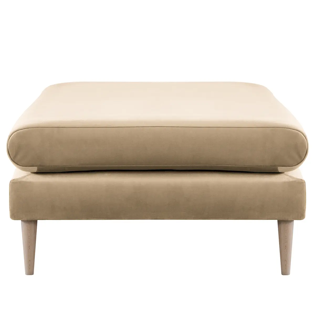 Polsterhocker Kayena | Beige