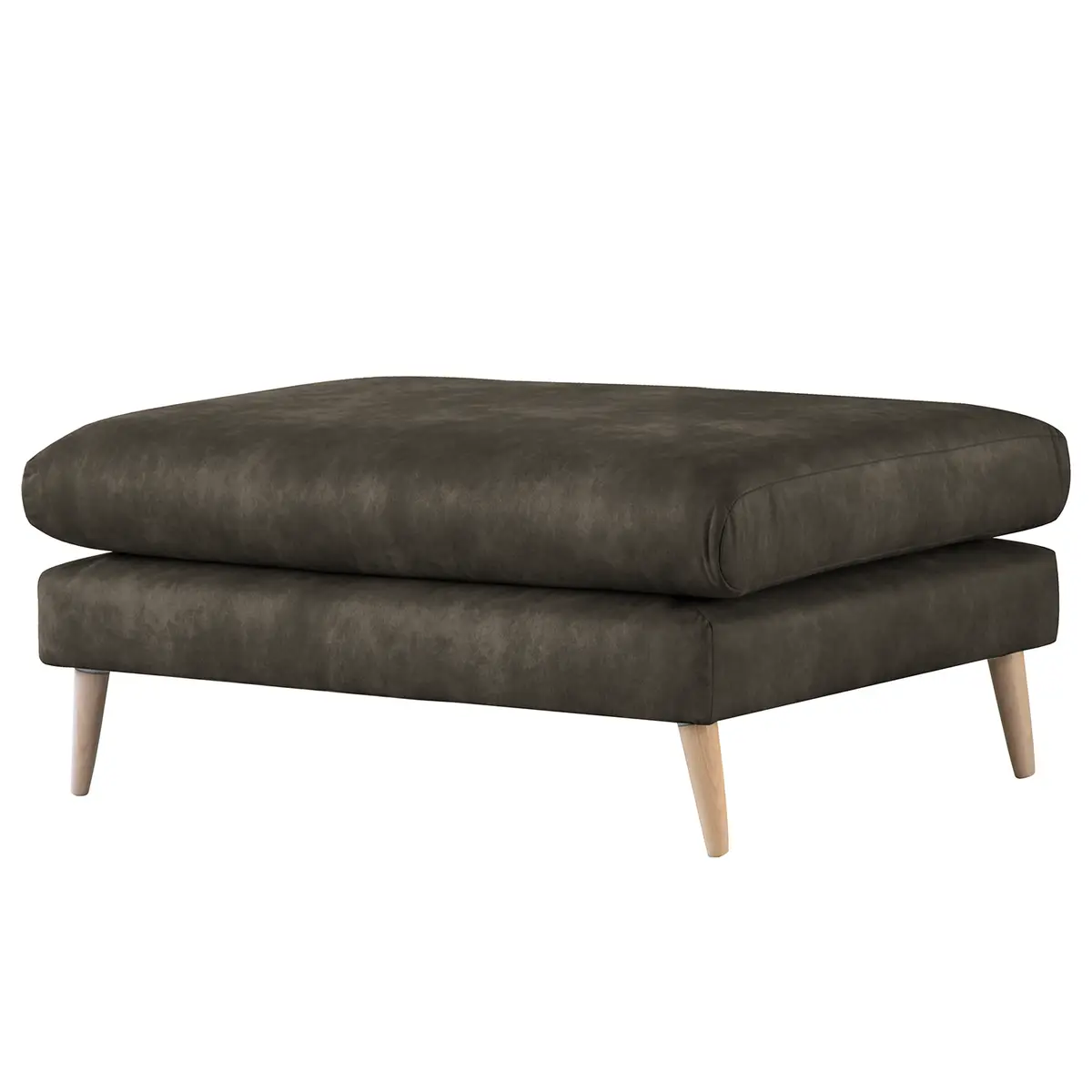 Polsterhocker Kayena | Grau