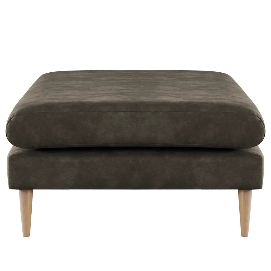 Polsterhocker Kayena | Grau