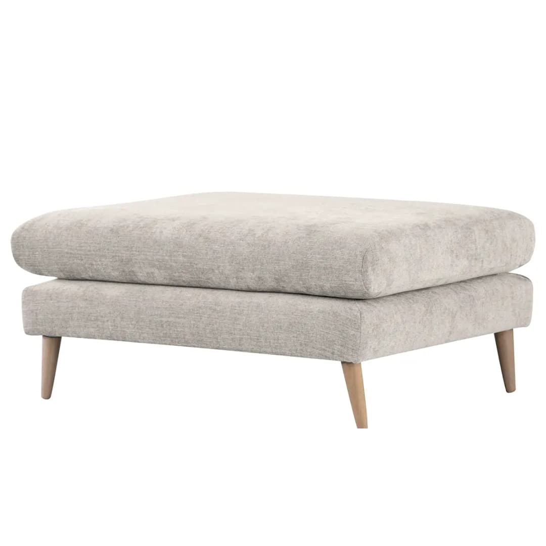 Polsterhocker Kayena | Beige
