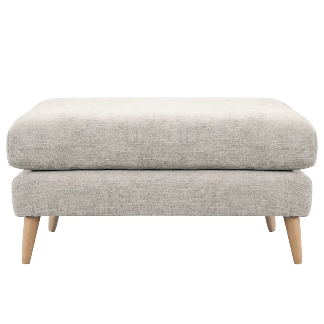 Polsterhocker Kayena | Beige