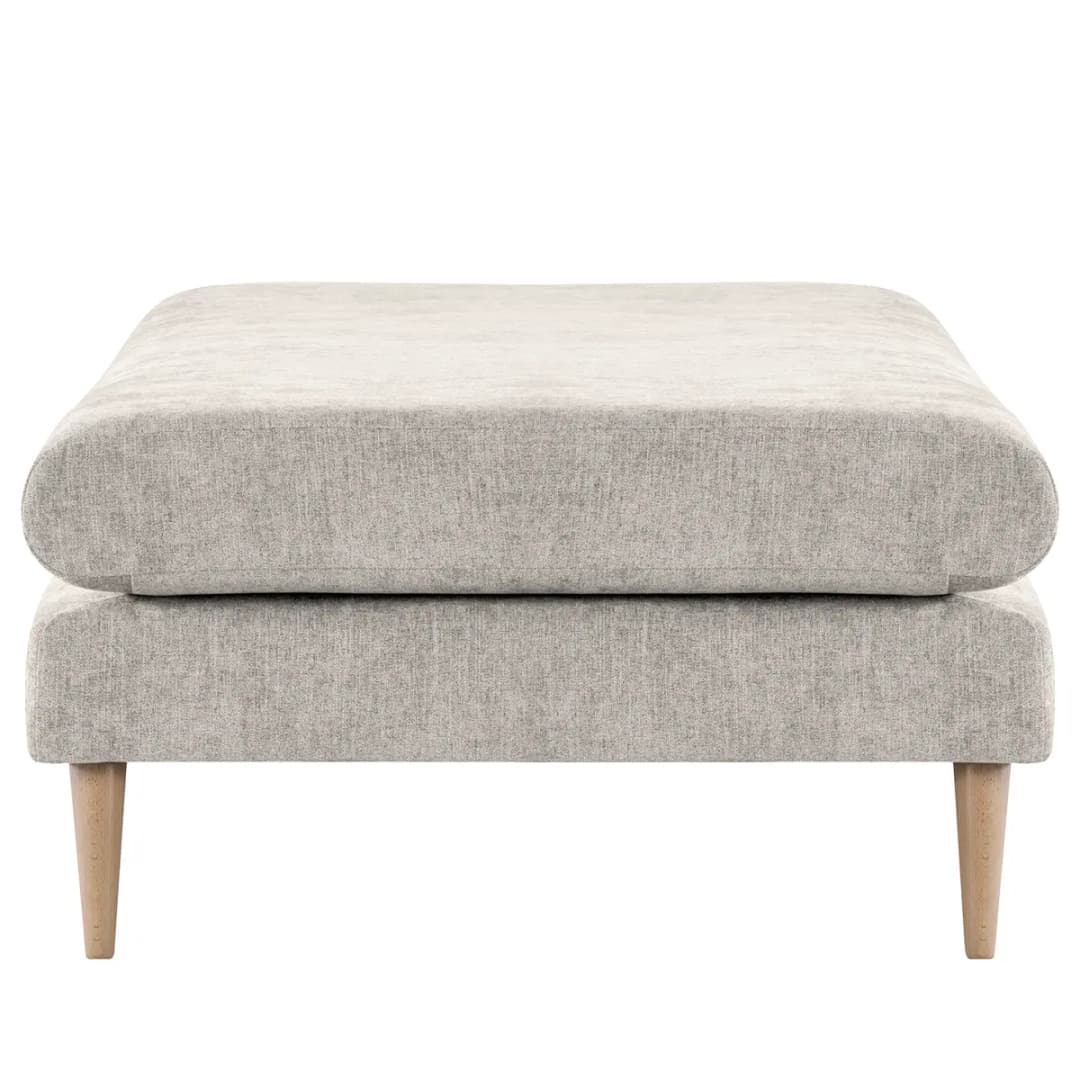 Polsterhocker Kayena | Beige