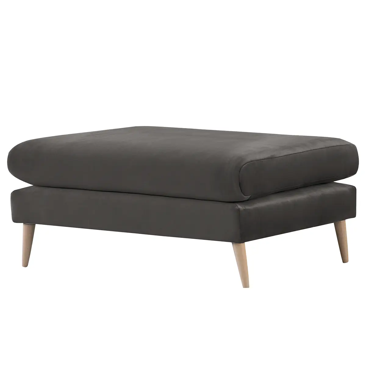 Polsterhocker Kayena | Grau
