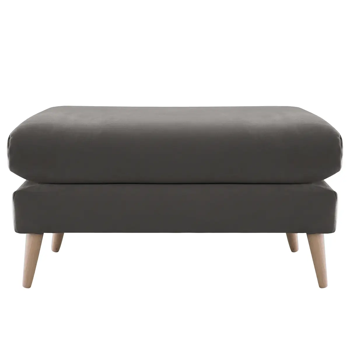 Polsterhocker Kayena | Grau