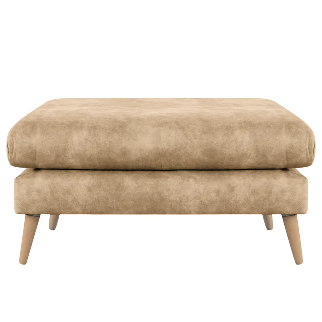 Polsterhocker Kayena | Beige
