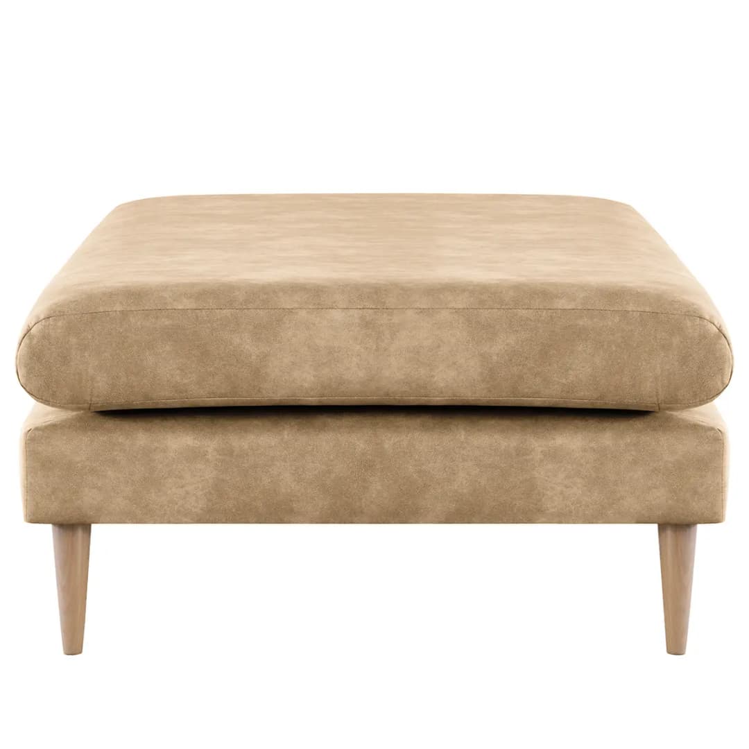 Polsterhocker Kayena | Beige