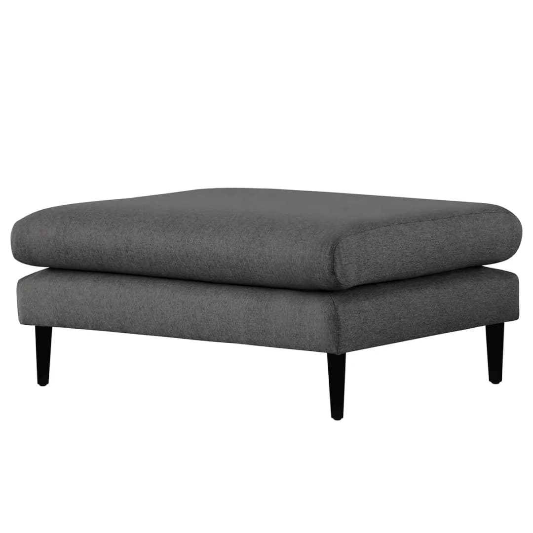 Polsterhocker Kayena | Grau