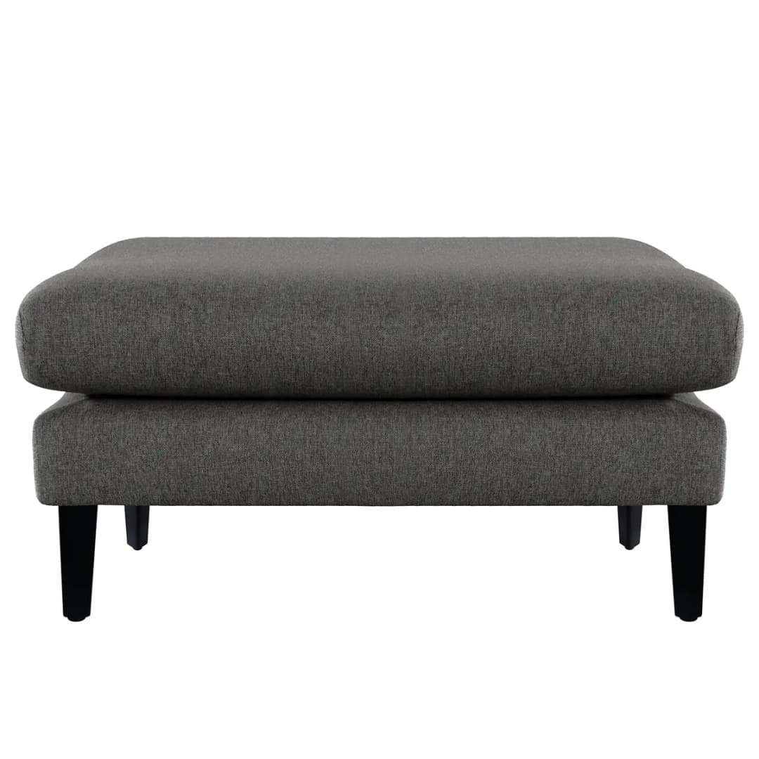 Polsterhocker Kayena | Grau