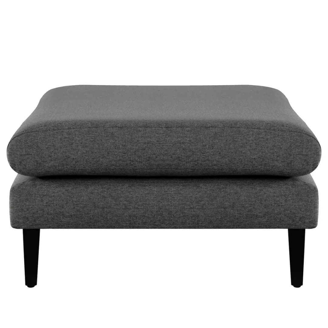 Polsterhocker Kayena | Grau