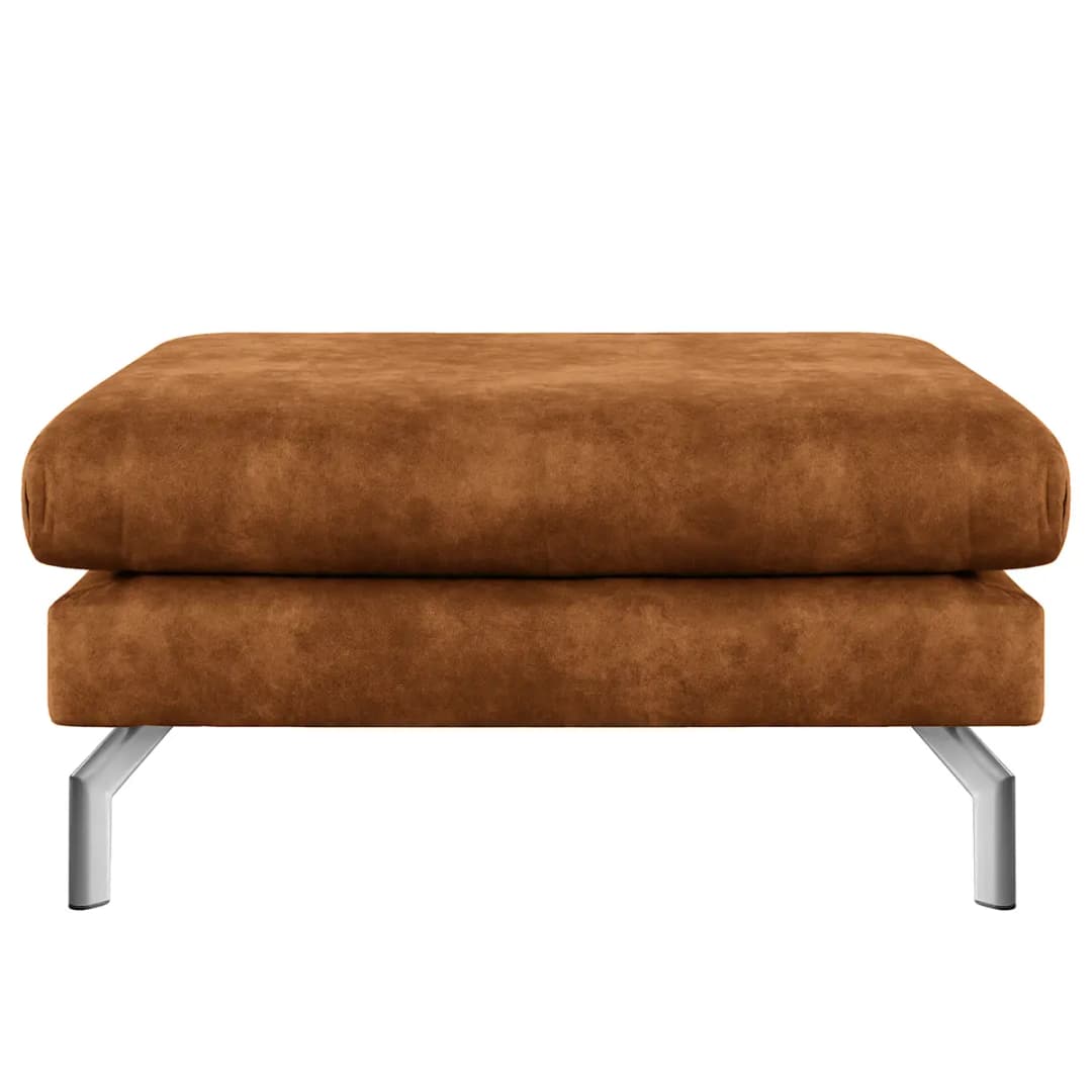 Polsterhocker Kayena | Braun